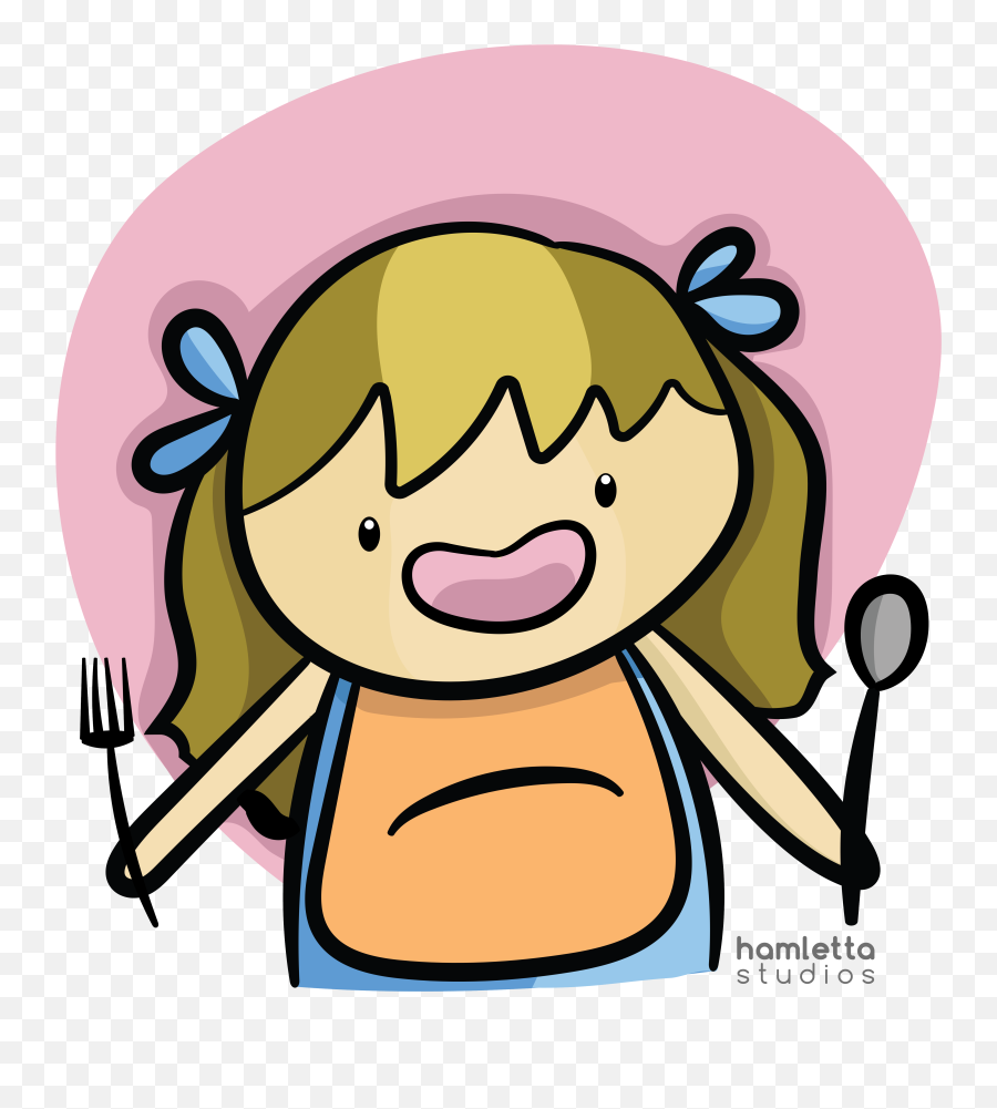 Hungry Girl Cartoon - Hungry Girl Cartoon Png,Girl Cartoon Png