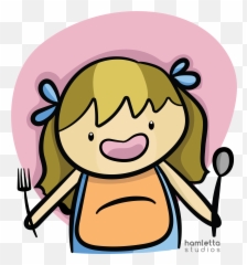 Hungry Girl Cartoon - Hungry Girl Cartoon Png,Girl Cartoon Png