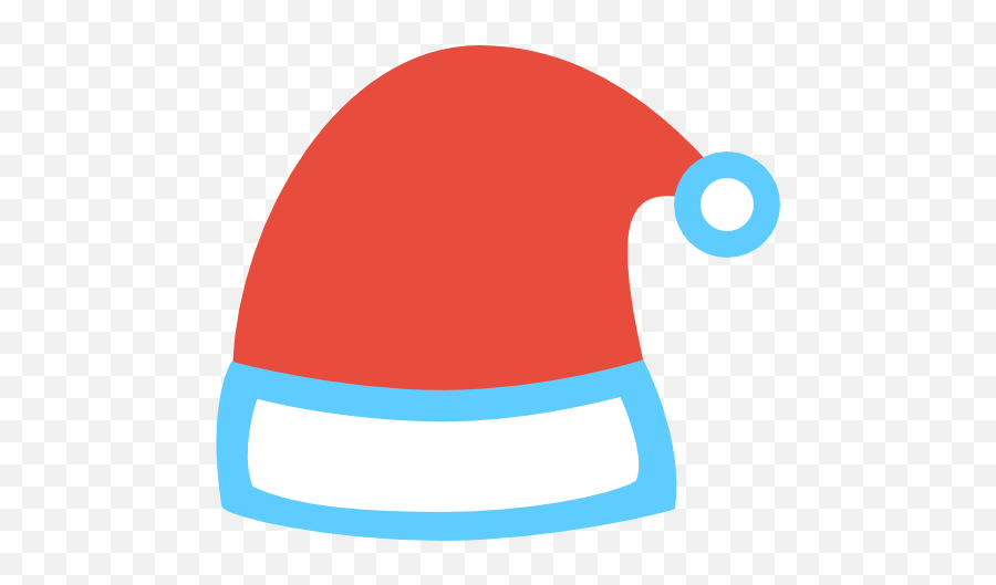 Hat Icon Christmas Flat Color Iconset Icons8 - Pixel Christmas Hat Png,Christmas Hat Png