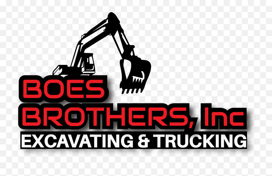 Boes Brothers Inc Excavating U0026 Trucking Excavator Fostoria - Excavating Trucking Logo Png,Excavator Logo