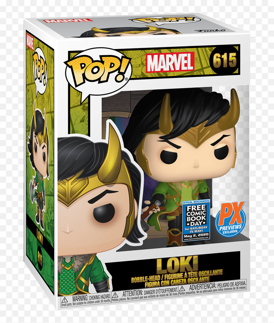 Marvel Funko Loki Pop Mystery Box - Free Comic Book Summer 2020 Previews Exclusive Preorder Ships In August Png,Loki Png
