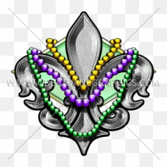 Mardi Gras Fleur De Lis Production Ready Artwork For T - Illustration Png,Fleur De Lis Png
