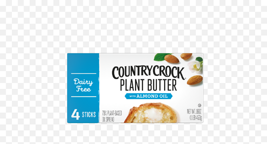 Plant Butter Sticks With Almond Oil - Country Crock Plant Butter Almond Oil Png,Almond Png