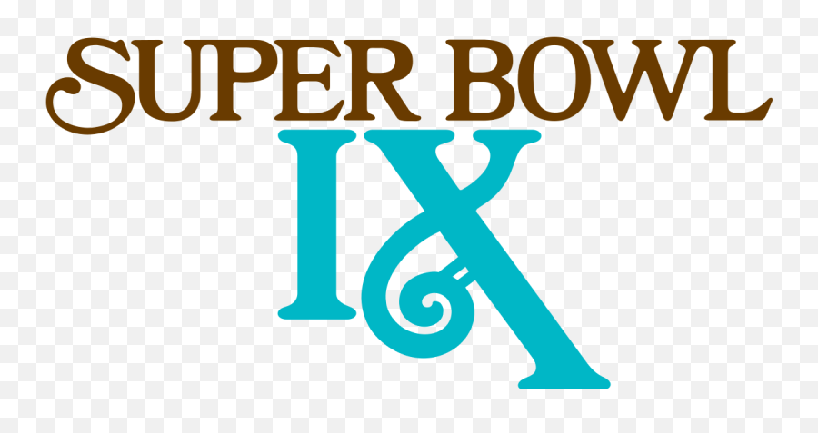 Super Bowl Ix - Wikipedia Logo Super Bowl Ix Png,Vikings Tv Show Logo