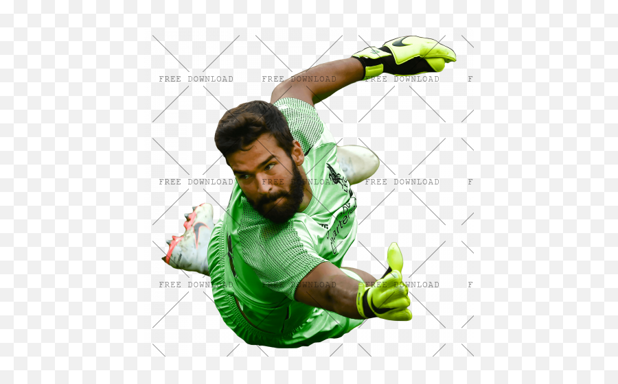 Download Alisson Becker Yellow Background Wallpaper