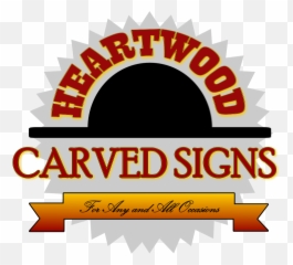 Pin By Heartwood Carved Signs - Horizontal png