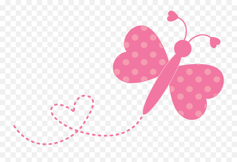 Clipart Butterfly Polka Dot - Cute Butterfly Png,Polka Dot Png