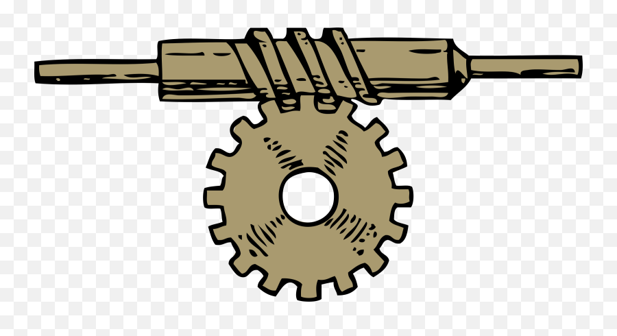 Worm Gear Free Svg - Horizontal To Vertical Gear Png,Steampunk Gears Png