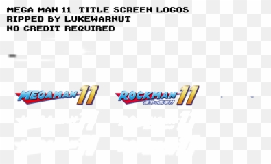 Title Screen Logos - Vertical Png,Mega Man 11 Logo