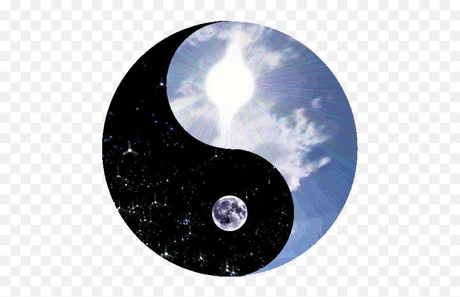 Top Moon Motion Stickers For Android U0026 Ios Gfycat - Galaxy Yin Yang Gif Png,Moon Gif Transparent