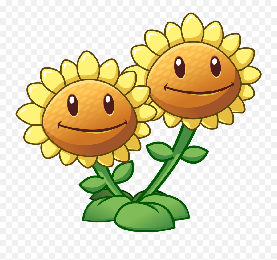 Vs Zombie - Pvz 2 Twin Sunflower Png,Plants Vs Zombies Png