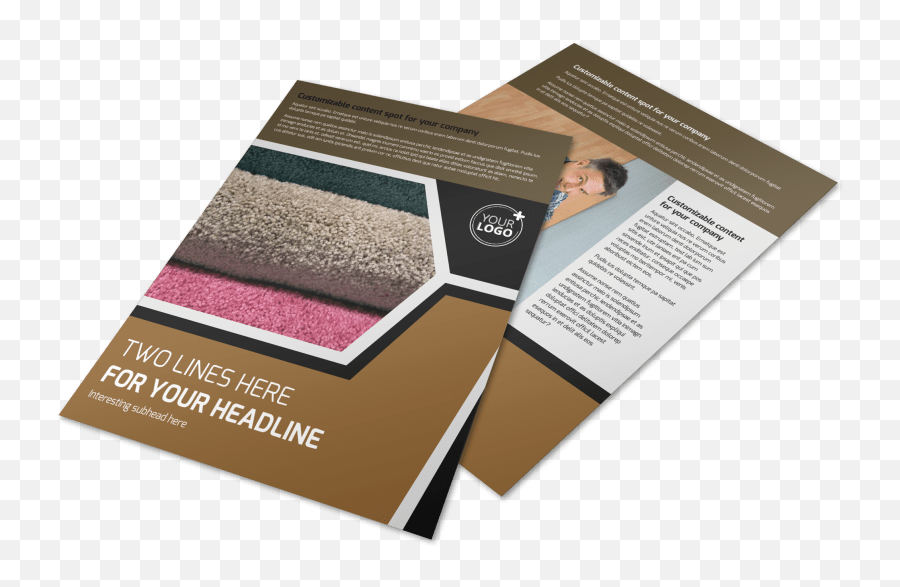 Carpet U0026 Flooring Flyer Template Mycreativeshop - Horizontal Png,Flyer Png