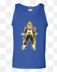 Vegeta Super Saiyan Aura - Dragon Ball MenWomen Tank top Zodiac Signs Of August 7 png