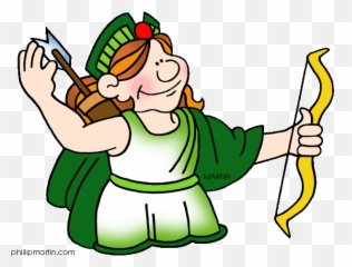 Deity Clipart - Diana Roman God Cartoon Png Download Roman God Diana Facts,Roman Bust Png