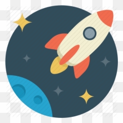Fly Startup Spaceship Rocket Space - Flat Rocket Icon Png,Rocket Icon Png