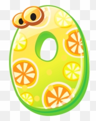 Free Number 0 Cliparts Download - Cartoon Cute Number 1 To 10 Png,0 Png