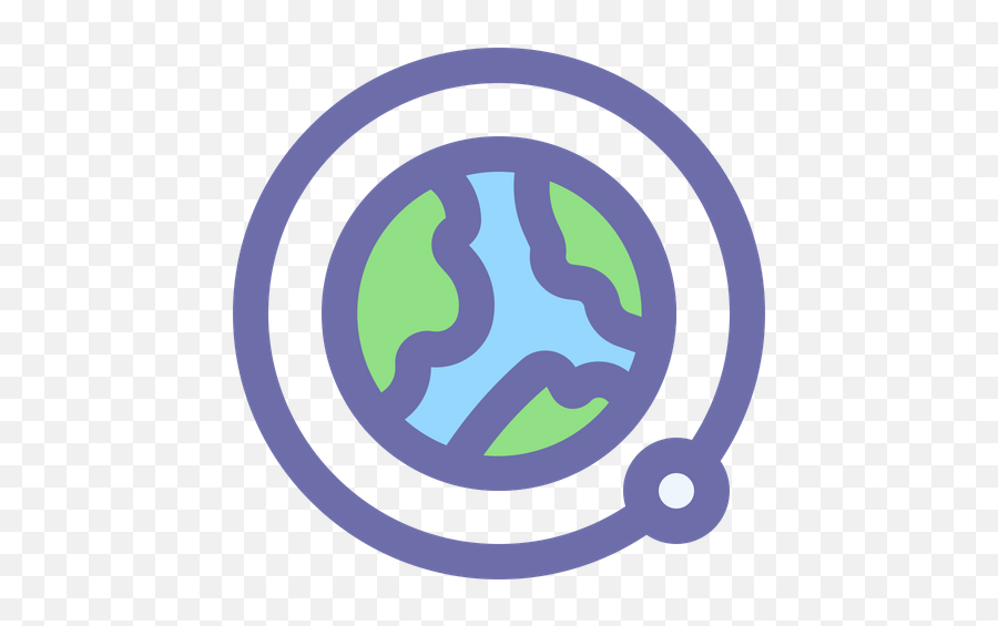 Orbit Icon Of Colored Outline Style - Available In Svg Png Language,Logo Orbit