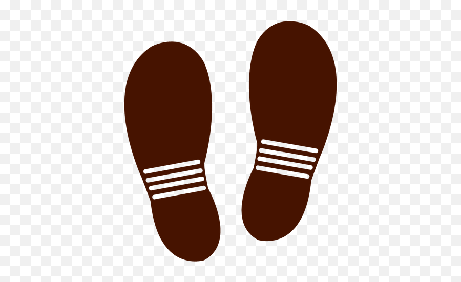 Flip Flops Footprints - Transparent Png U0026 Svg Vector File Huellas Chanclas,Flip Flop Icon