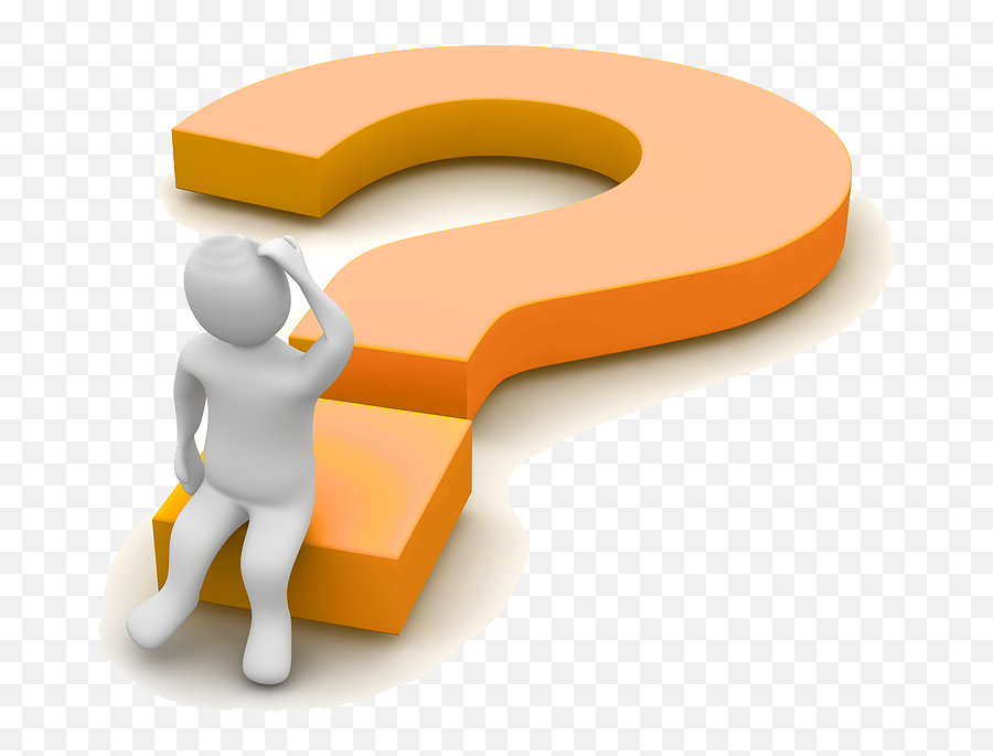 Thinking Png Person Emoji - Transparent Background Png Clipart Question  Mark 3d Man Png,Think Icon Man Standing With - free transparent png images  