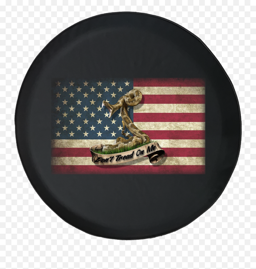 Snake Spare Tire Cover Fits Jeep Rv - American Flag Png,Made Usa Flag Icon Png