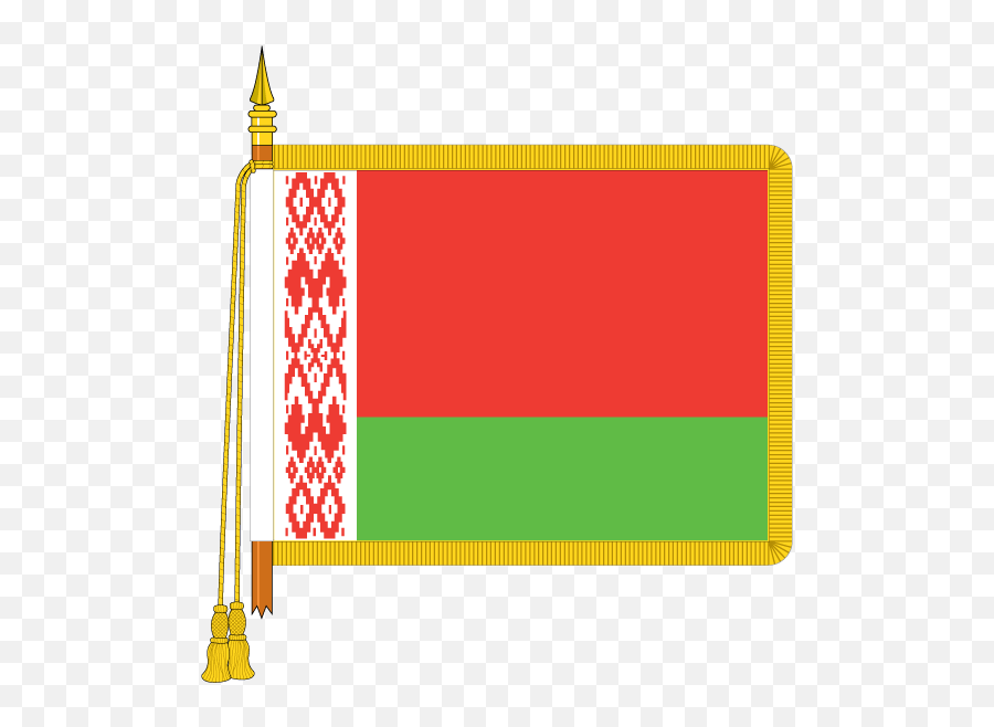 Ceremonial Belarus Flag - Union Jack With Gold Fringe Png,Belgium Flag Png