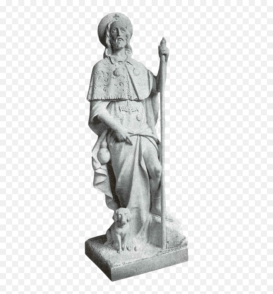 St - Classical Sculpture Png,St Roch Icon