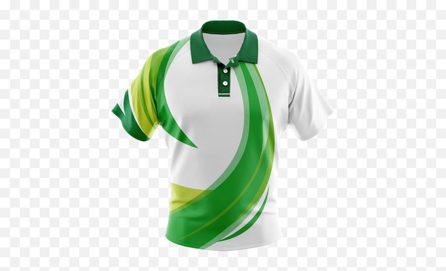 Edgbaston Sublimated Cricket Shirt - Sublimation Polo Shirt Green Png,Green Shirt Png