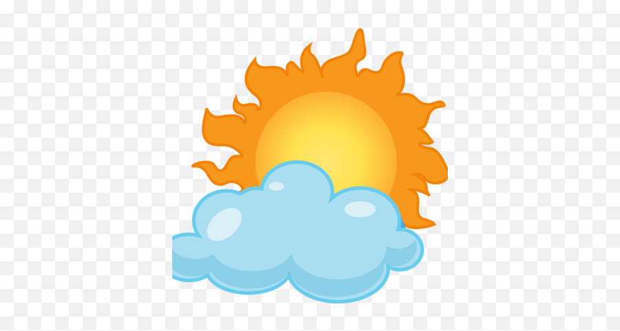 Cloudy Weather Clipart - Clipart Partly Cloudy Png,Partly Cloudy Icon