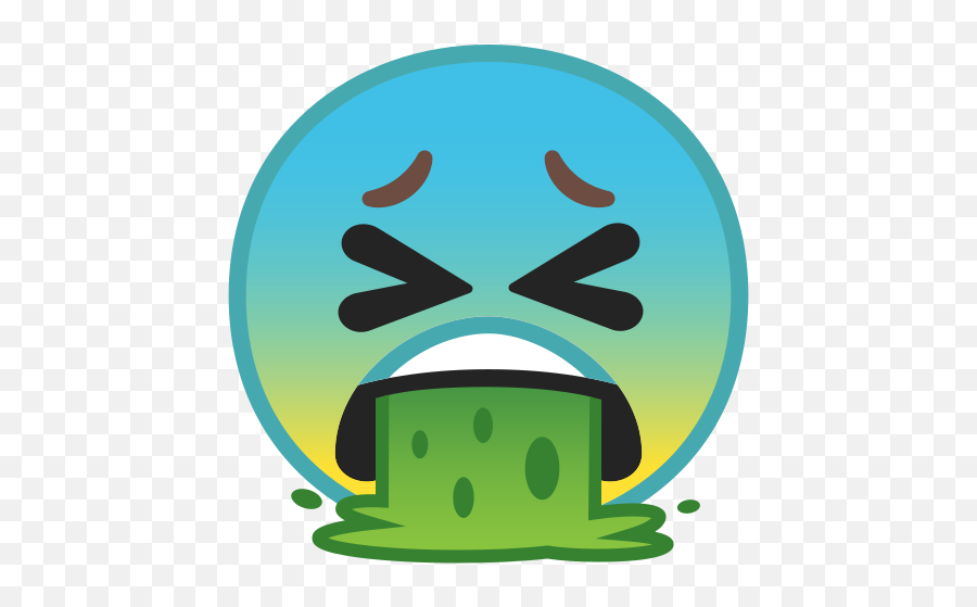 Face Vomiting Free Icon Of Noto Emoji Smileys - Vomit Icon Png,Android Oreo Icon