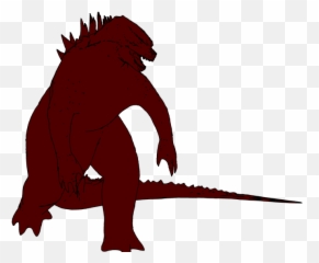 Blender Cgi Red Godzilla Vs Blue Muto - Gappy Facets Clip Art Png,Godzilla Transparent
