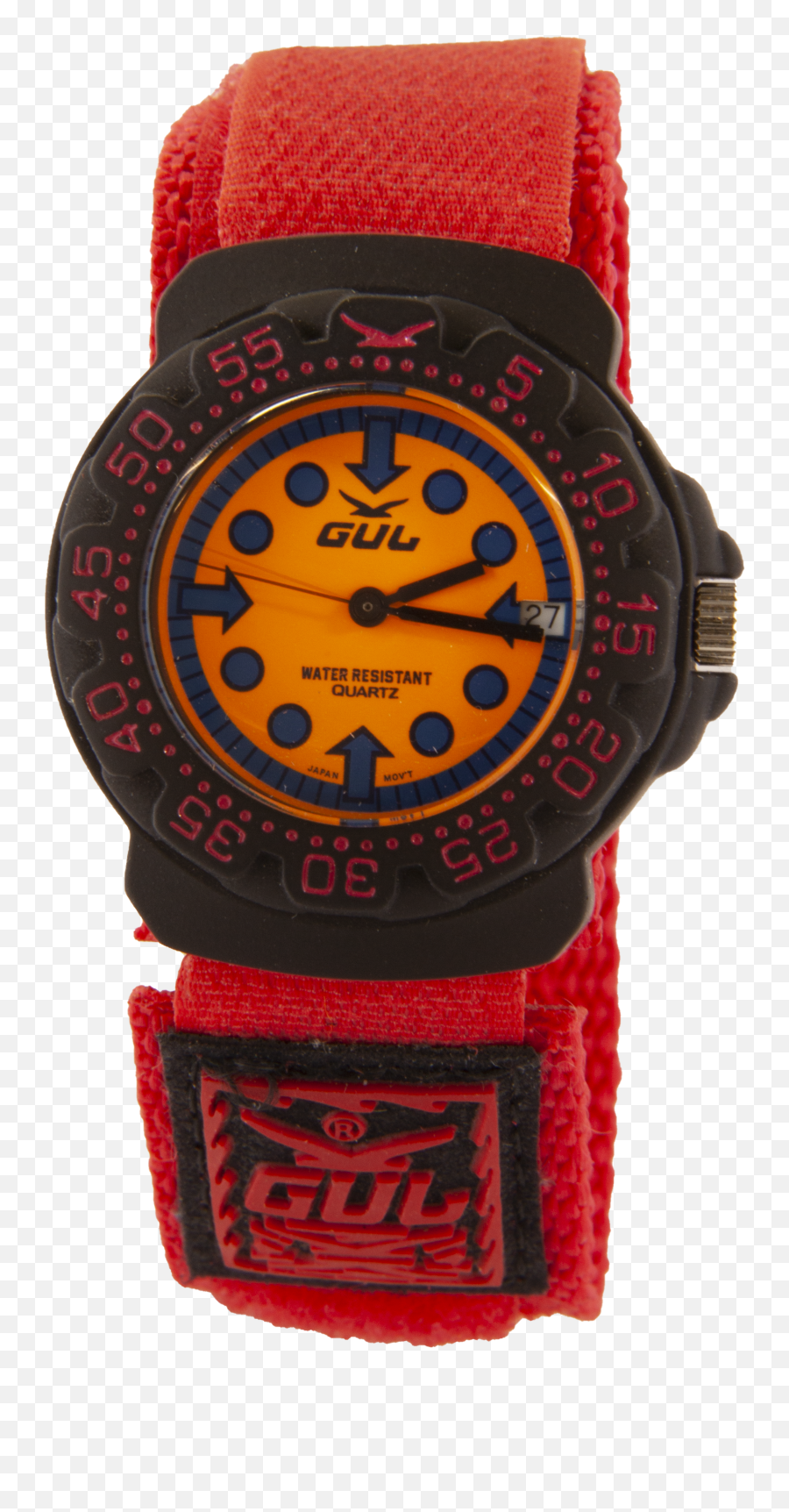 Arrow Date Orange Velcro - Gulwatches Watch Strap Png,Velcro Icon