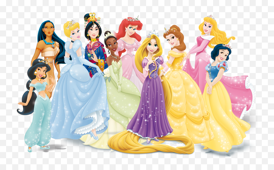 Download Hd Png Disney Princess - Disney Princesses In Ball Gowns,Disney Princess Png