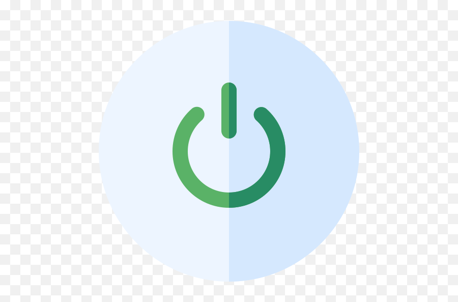 Power Button Icon From Ecology Pack Style - Flat Download Logo Power Button Symbol Png,Start Button Icon Download Free