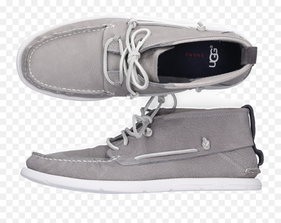 Ugg Ankle Boots Beach Moc Chukka Calfskin Logo Grey Online Png Icon