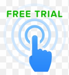 Hand Point Ripples Trial Free Icon - png