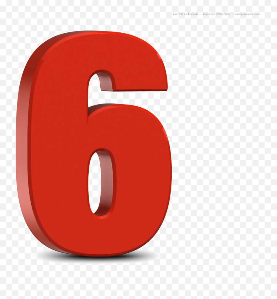 Вижу число 6. Число шесть. Число 6 на белом фоне. Цифра 6. Цифры для оформления.