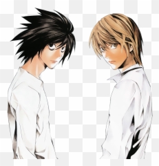 L Death Note Official Art - Light Png