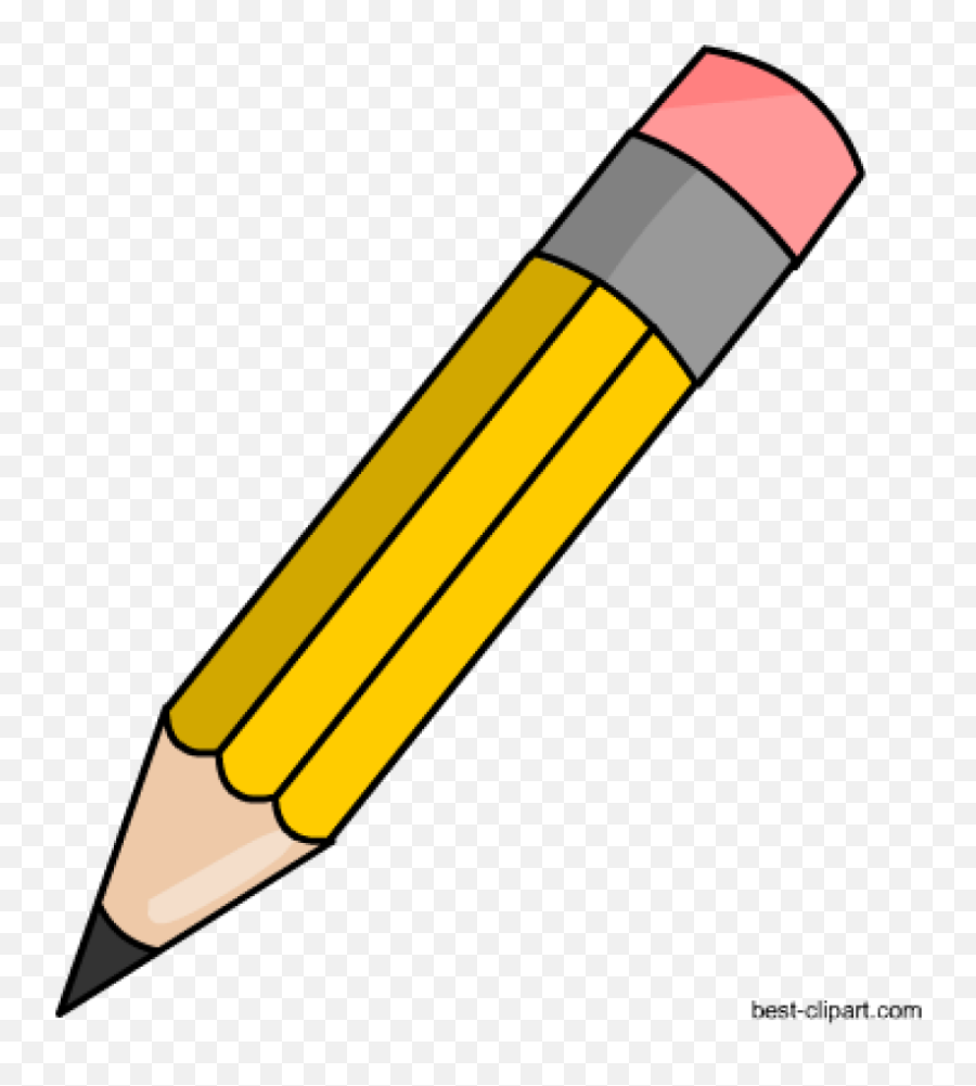 Pencil Clip Art Clipart Free - Clip Art Picture Of Pencil Png,Pencil Clip Art Png