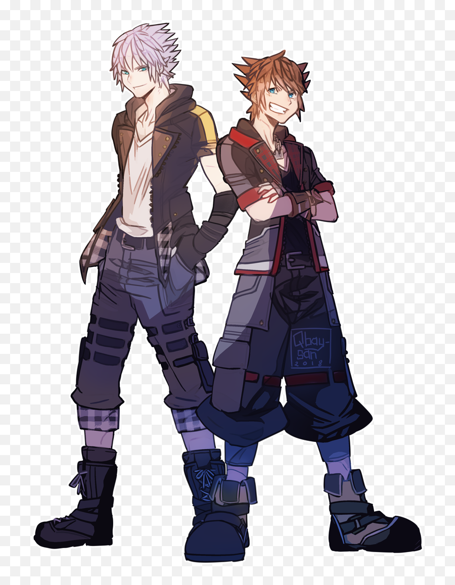 Sora Kh3 - Kh3 Sora And Riku Png,Riku Png