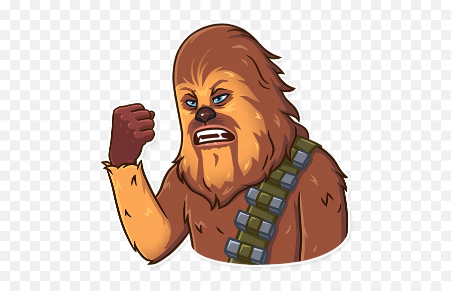 Chewbacca - Telegram Sticker Chewbacca Sticker Whatsapp Png,Chewbacca Png