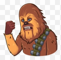 Chewbacca - Telegram Sticker Chewbacca Sticker Whatsapp Png,Chewbacca Png