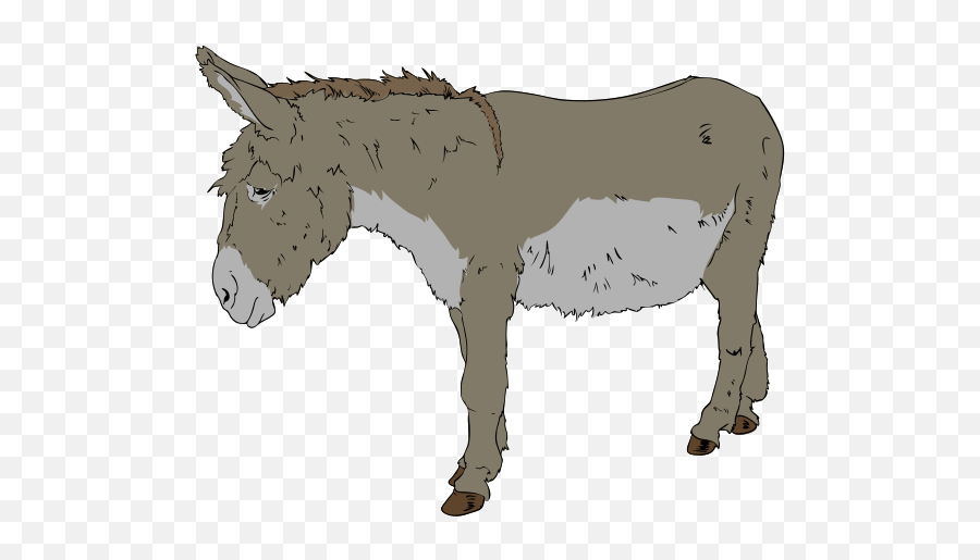 Donkey Clipart 01 - Benjamin From Animal Farm Png,Burro Png