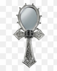 Download Hand Mirror Png - Alchemy Gothic Ankh Hand Mirror Ankh Png Goth,Ankh Transparent