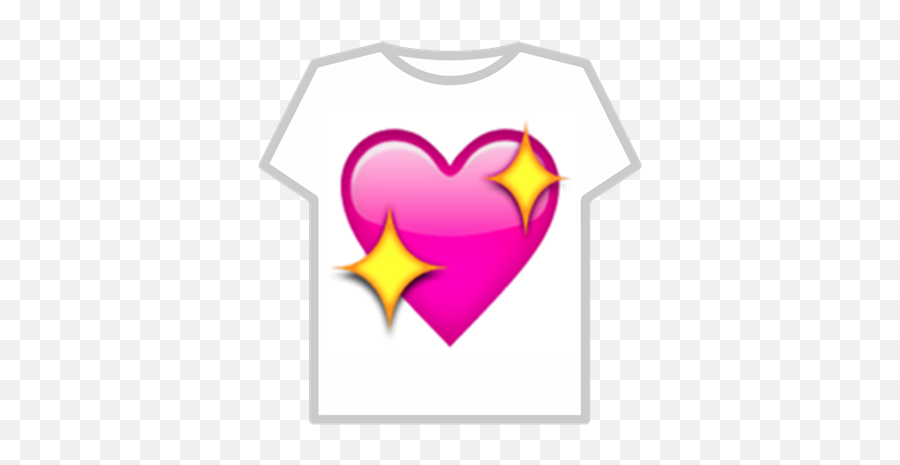 Sparkling Heart Emoji Transparent - Roblox Heart With Stars Emoji Png,Heart Emoji Transparent