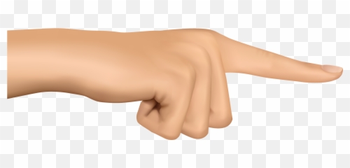Hand Pointing Png Images In - Index Finger Png Transparent,Hand Pointing Png