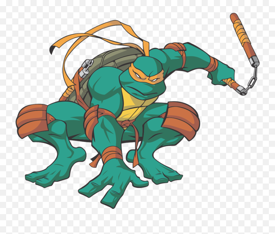 Teenage Mutant Ninja Turtle Vector - Teenage Mutant Ninja Turtles 2003 Michelangelo Png,Teenage Mutant Ninja Turtles Logo