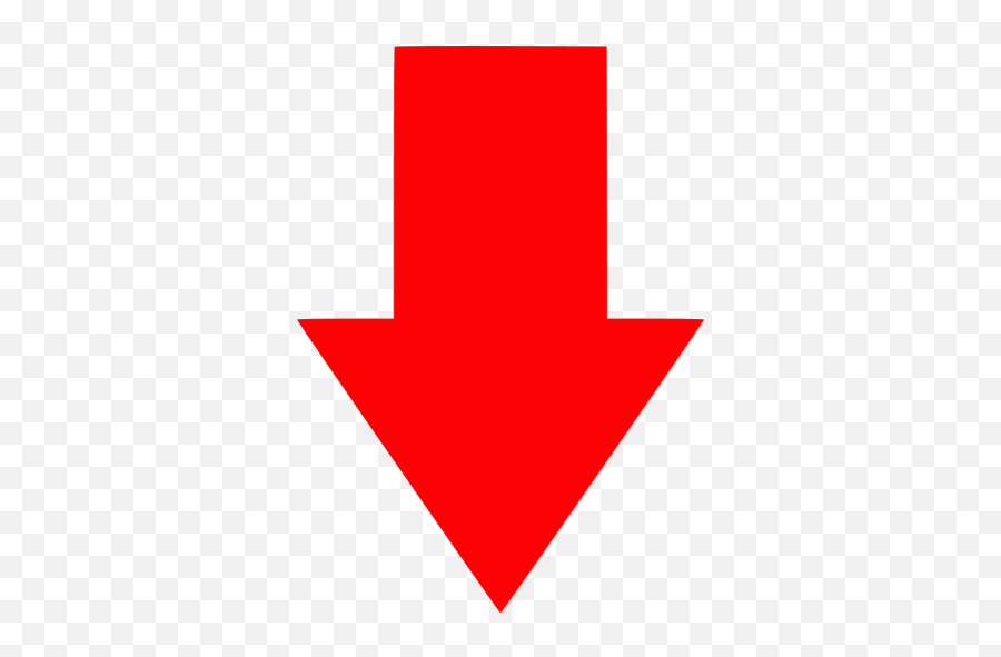Red Arrow 190 Icon - Free Red Arrow Icons Red Arrow Down Wikipedia Png,Red Arrow Png