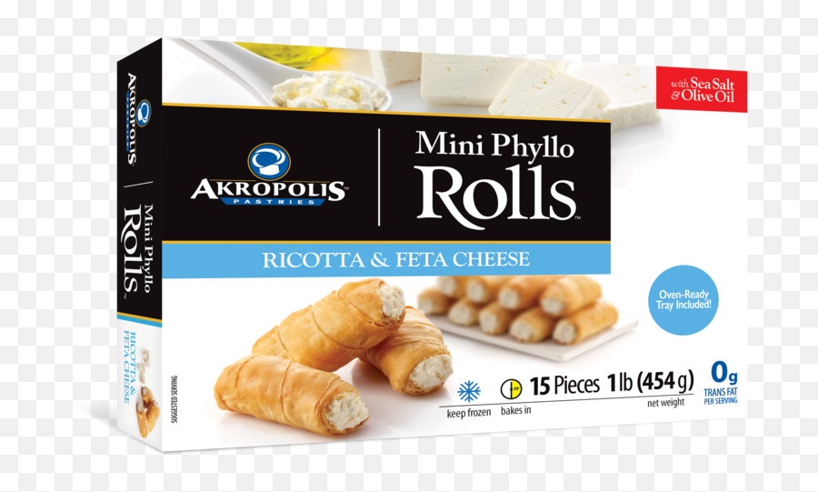 Akropolis Cheese Mini Rolls U2014 Mediterranean Pita Png