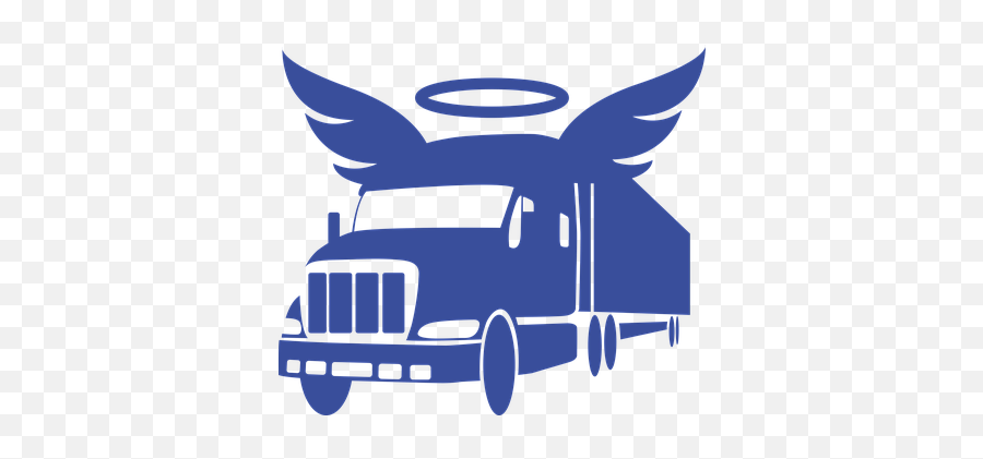 Download Angel Fishing Rod Wing Guardian - Truck Semi Truck With Wings Png,Angel Wing Logo