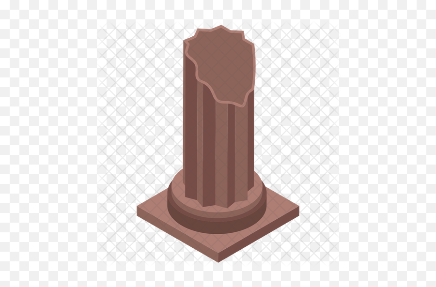 Broken Column Icon - Broken Column Icon Png,Column Png